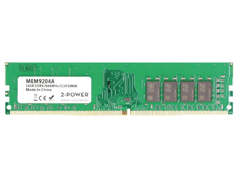 2-POWER Memory 16GB DDR4 2666MHZ CL19 DIMM MEM9204A