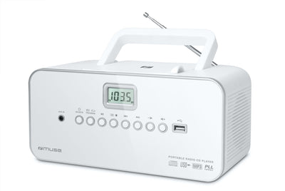 Muse M-28 Rdw Laptop Digital Colour White Radio Muse M-28 Rdw, Laptop Lcd, Digital, Fm, Mw, 210 X 300 X 168MM, — image 1