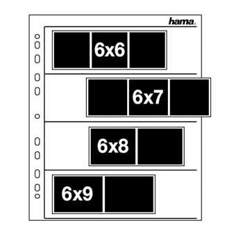 Hama Negative Sleeves, 60 - 70MM, Glassine Matt Album Foto And Protector 4 Hojas 60 X 70MM — image 1