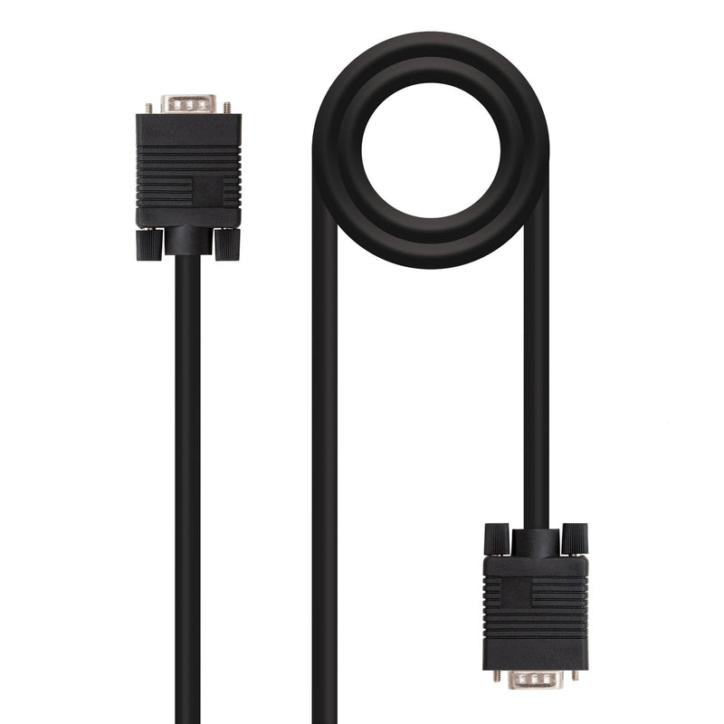 Nanocable Cable Svga HDB15 Male a HDB15 Male 5M - Black
