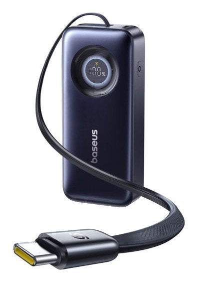 Enercore CR11 Power Bank Con Retractable Cable 20000MAH 67W Cosmic Negro