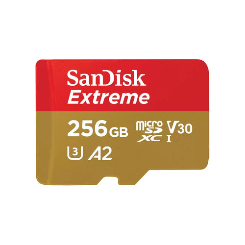 SanDisk Extreme Memory Card Flash 256GB A2 / Video Class V30 / Uhs-i U3 / CLASS10 Microsdxc Uhs-i — image 1
