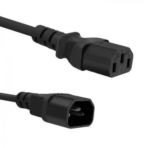 Qoltec 53898 AC Cable Power UPS C13 C14 3M