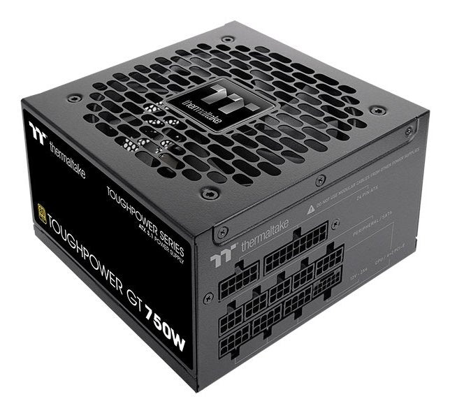 Thermaltake Power Supply Toughpower Gt 750W Power PC 1X GPU High Power 12 Pines, 4X Pcie, Gestión Cables, 7