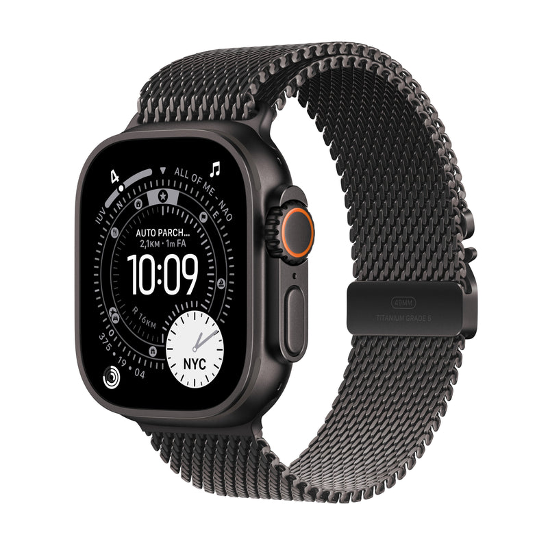 Apple Watch Watch Ultra 3 (2025) 5G 49MM Negro Titanium Funda Con Negro Titanium Milanese Loop L - Negro