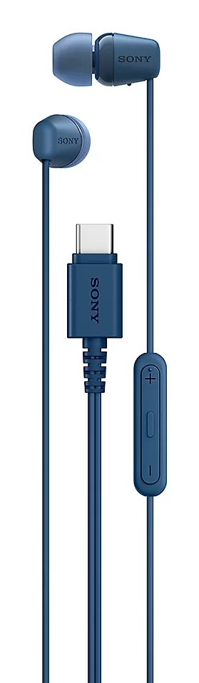 Sony Headphones IER-EX15C In Ear With USB Cable -c Blue