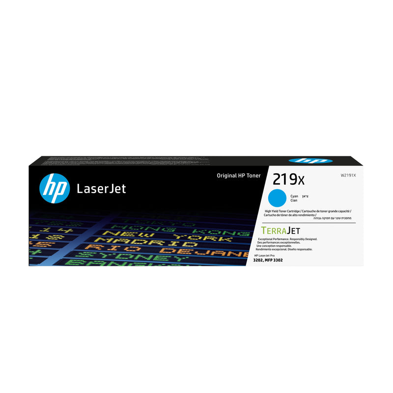 HP Genuine Toner 219X XL High Capacity Cyan