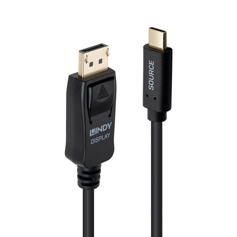Lindy Cable 43502 Adapter Vídeo 3M USB Type-c DisplayPort Black