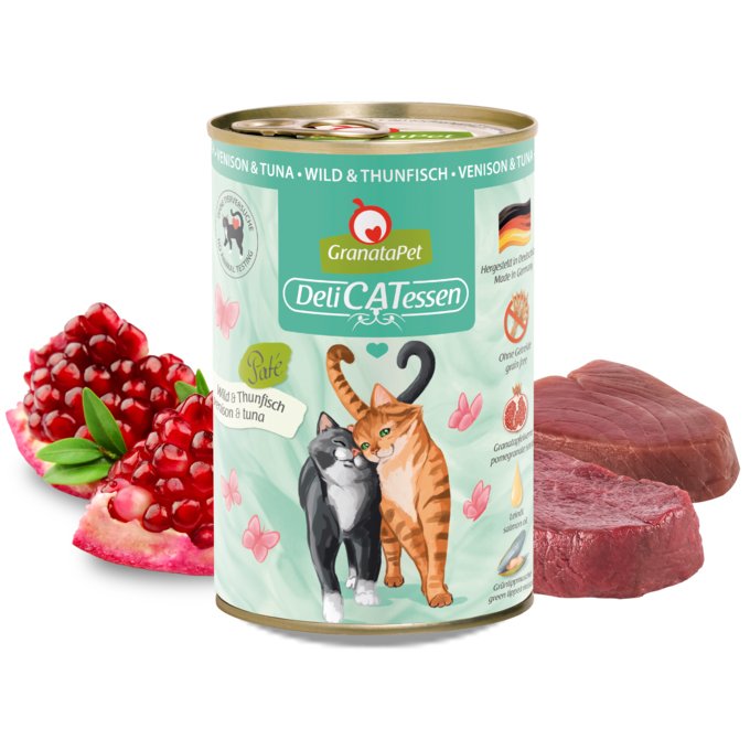 Granatapet Delicatessen Venison And Tuna - Comida Húmeda Gatos - 400G