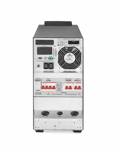 Riello UPS Sentinel Tower Stw 6000 UPS Ca 220/230/240V 6KW 6000VA 1 Fase RS-232 USB Black Ral 9005 — image 1