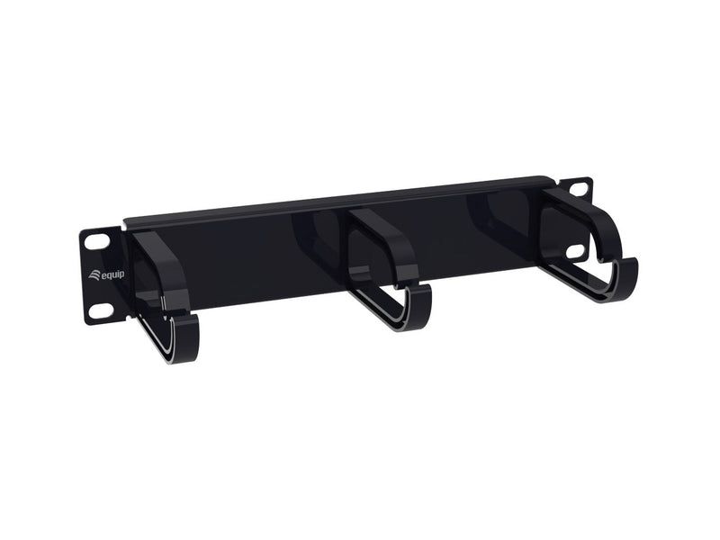 Panel Organiser Cables 1U Cabinet Rack 10 Colour Black