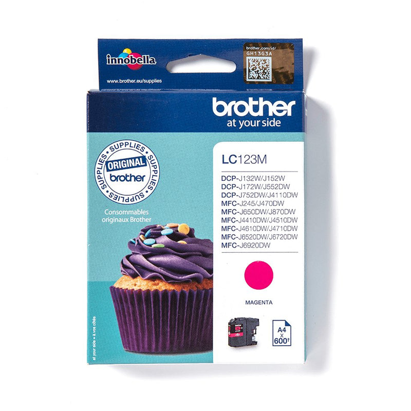 Brother Ink Magenta LC-123M Retail LC123M