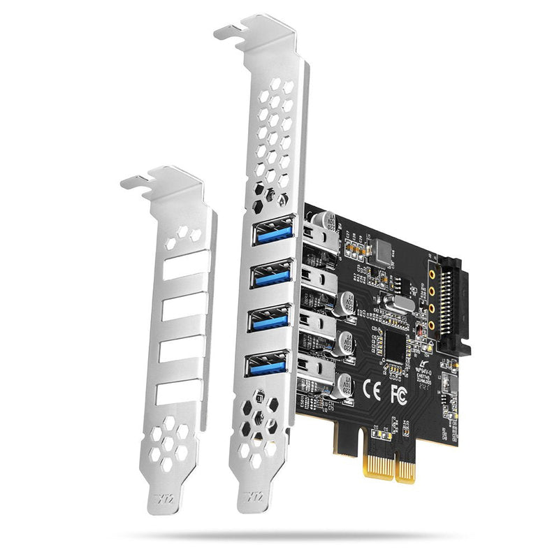 Axagon Card PCEU-43RS PCIE X1 a 4 USB 3.0