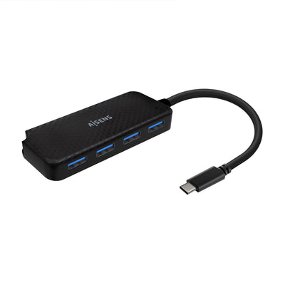 Aisens Hub USB 3.1 USB-C - USB-C/M-4XTIPO a/H - 15CM - Colour Black — image 1