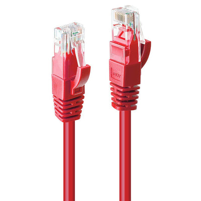 Lindy 48030 Network Cable 0,3M CAT.6 U/UTP (UTP) Red — image 1