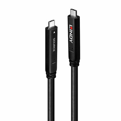Lindy 43399 USB Cable 3.2 Gen 1 (3.1 Gen 1) 15M USB C Black — image 1