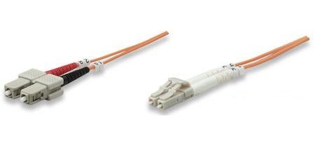 Intellinet Lwl Anschlusscable Lc Sc 1M Multimode OM2 Orange
