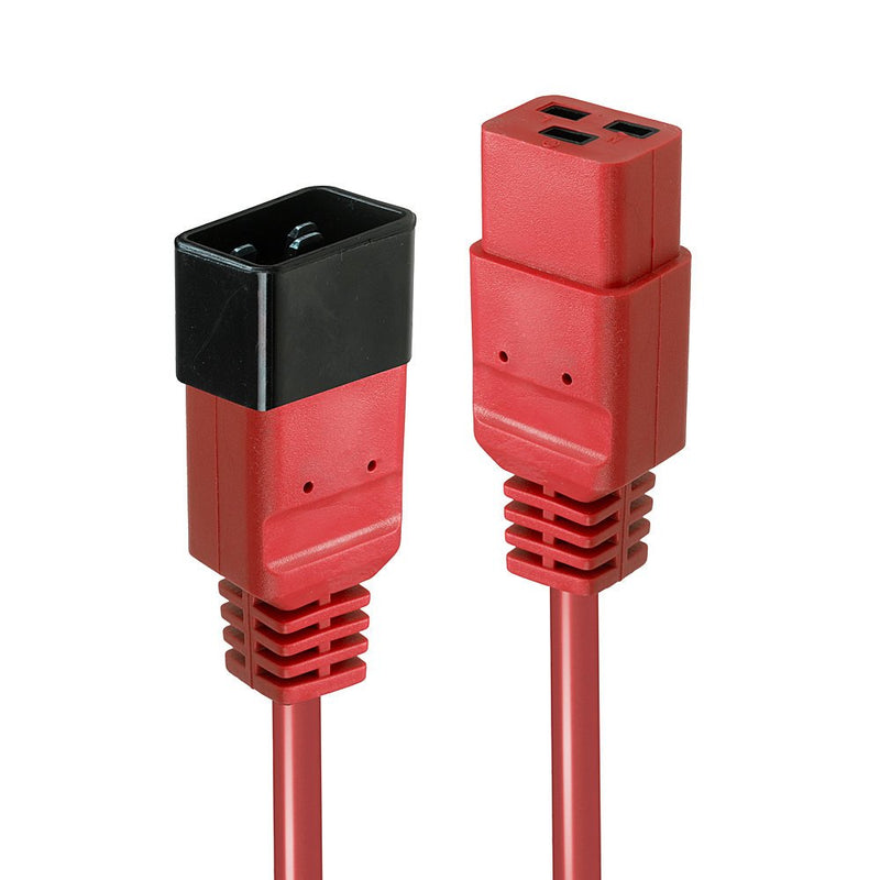 Lindy Cable Alargador Power C20 C19, 2 Metres Red Cables Dispositivos Fríos 30124