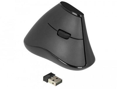 Delock Mouse Ergonómico Vertical Óptico 5 Buttons Wireless 2,4GHZ - Quiet — image 1