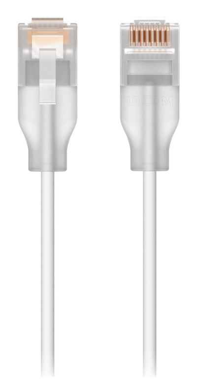 Ubiquiti UACC-CABLE-PATCH-EL-15M-W Network Cable Translúcido, White CAT.6 — image 1