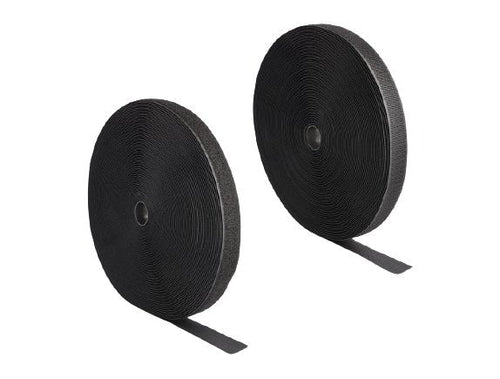 Resistant Tape Velcro With Haft- And Tape Felpa L 25M X B 25MM Black — image 1