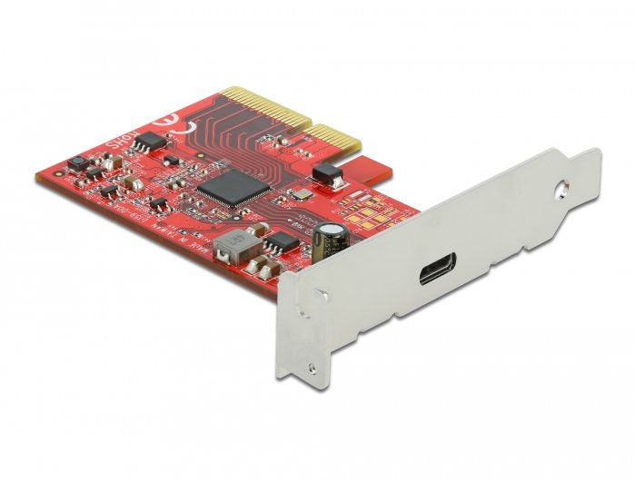 Delock 89035 Cards Pci Express X4 a 1 X External Superspeed USB 20Gbps (USB 3.2 Gen 2X2) USB Type-c™ Female -