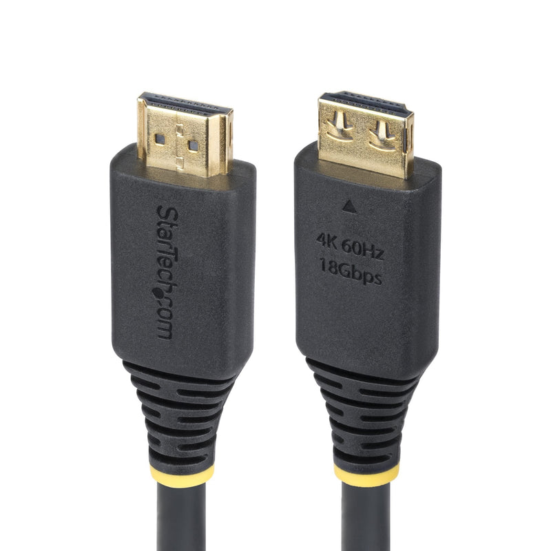 StarTech Cable .com 3FT High Speed HDMI W/Gripping Connectors, 4K 60HZ - Hdmi-cable With Ethernet - 90CM