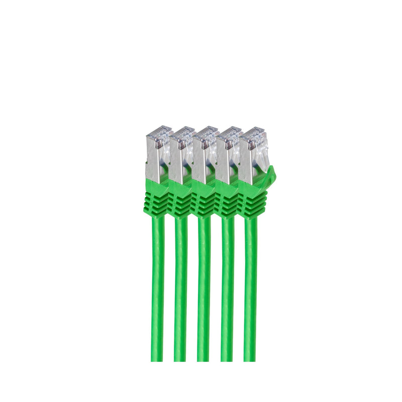 Shiverpeaks RJ45 Network Cable S FTP, CAT.7 VE5, 0,5M Green
