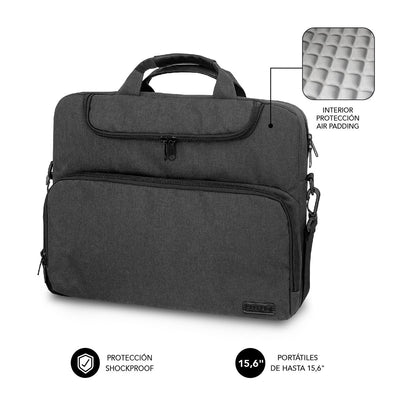 Subblim Case Air Padding Laptops Up To 15.6' Grey Oscuro — image 1