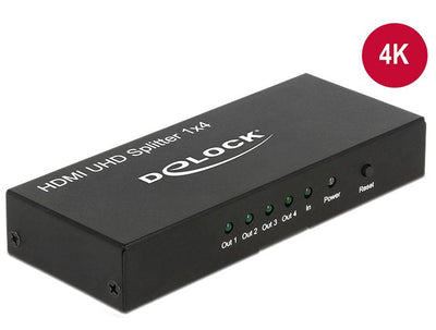 Delock HDMI UHD Splitter 1 X HDMI In 4 X HDMI Out 4K — image 1