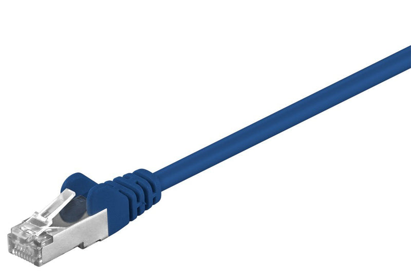Goobay 68053 Network Cable Blue 0,5M CAT.5E Sf/UTP (s-FTP)