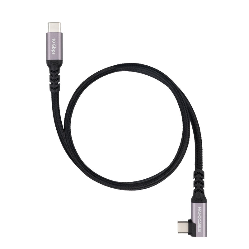 USB Cable -c Acodado M/M 3.2 GEN2 100W 4K/60HZ 3M