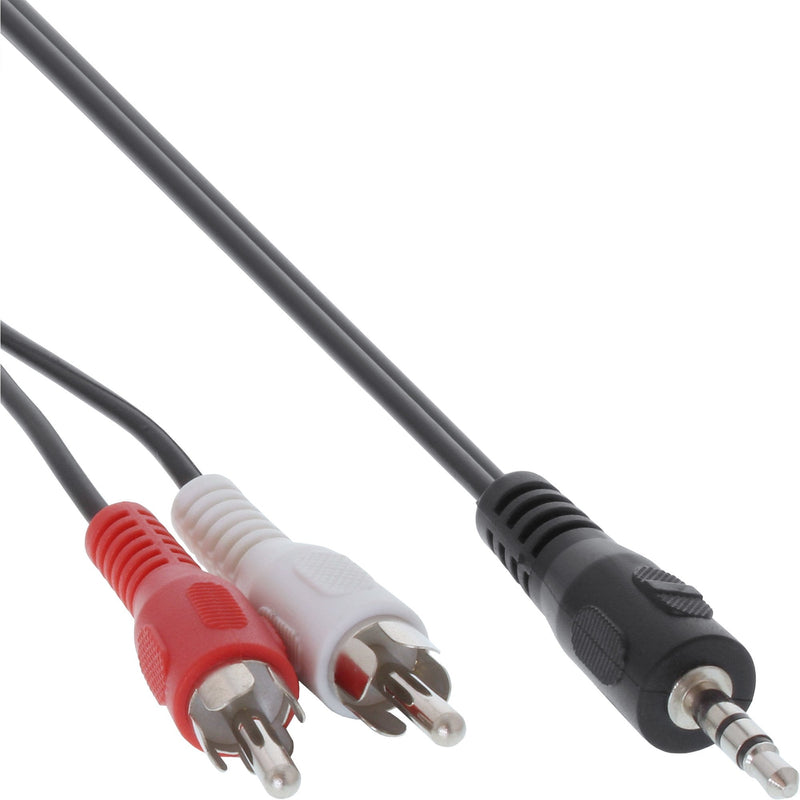 Inline Cable Audio 2X Rca Male a 3.5MM Stereo Male 1M