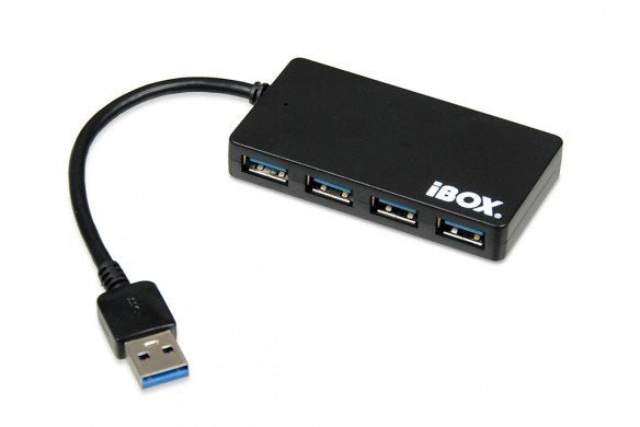 I-box Hub USB 3.0 4 Ports Slim Black