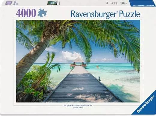 Ravensburger Puzzle Traumstrand Auf Den Malediven (4000 Teile) 12001737