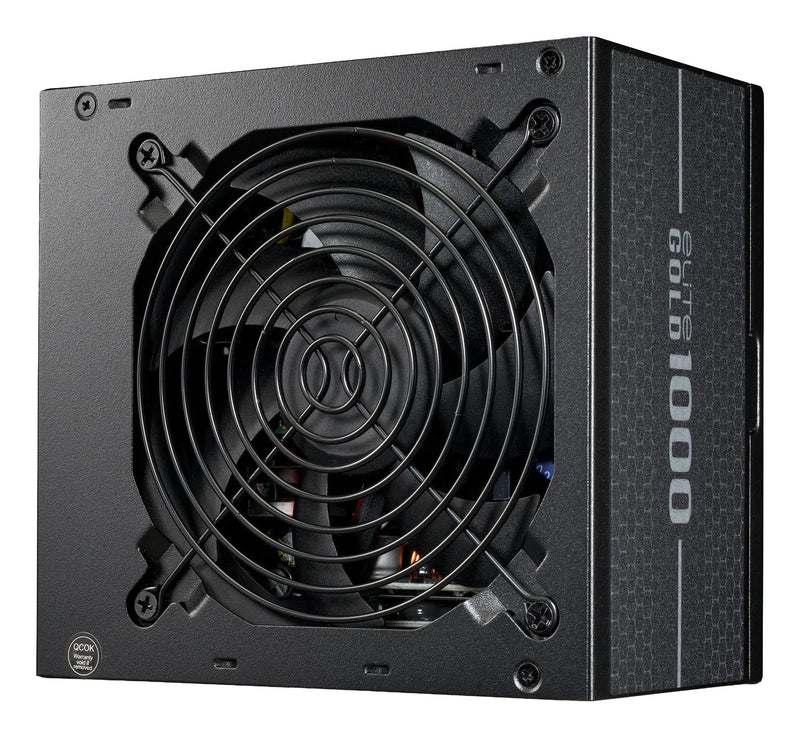 Cooler Master Power Supply Elite Gold 80 + Gold 1000W - ATX 3.1 - PCIE Gen 5.1 - Pfc Activo - Full Modular