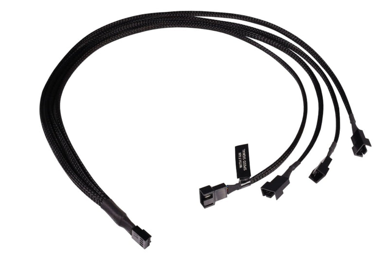 Alphacool And -splitter 4-PIN Auf 4X 4-PIN PWM 60CM - Black