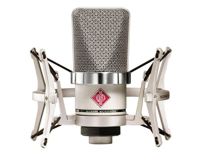Neumann Tlm 102 Ni Studio Set Microphone Condensador Diafragma Large With Stand Antivibración, Níquel — image 1