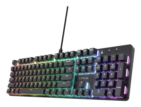 Trust Gxt 871 Zora Keyboard Set USB QWERTY English Ee. Uu. Black
