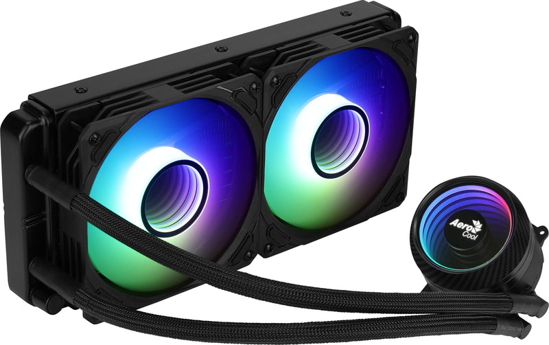 Aerocool Sistema Refrigeración Líquida Mirage L240 Iluminación RGB Bloque Cobre / Radiator Aluminium Socket In