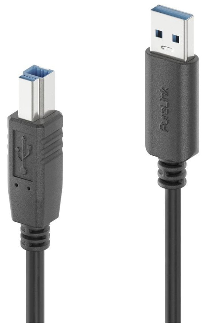 Purelink IS2301-020 Hochwertiges USB 3.2 USB-A / Usb-b Cable 2.00M, Black