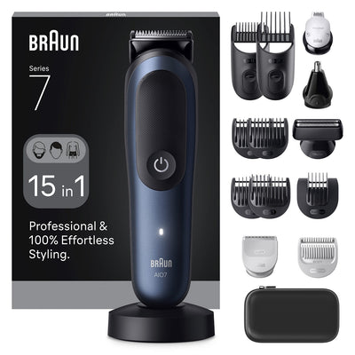 Braun Shaver 245043 / Series 7 All-in-one AIO7580 Black Blue — image 1