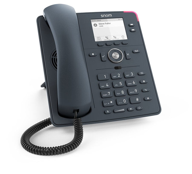 Snom Phone IP D140, 2 Identidades Sip, 2 Ports PoE F.a. Aparte)