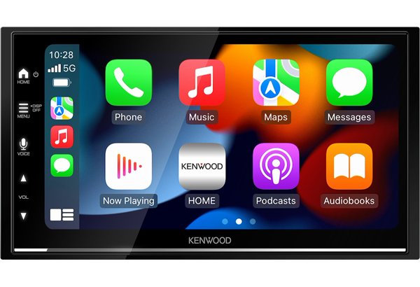 Kenwood DMX7722DABS Receptor Multimedia Car Black Wi-Fi Bluetooth