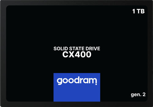 Goodram Drive SSD 1TB CX400 Serie 2,5 SATA-600 3D Nand 7MM - — image 1