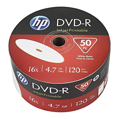 HP Dvd-r 4.7GB/120MIN/16X Bulk Pack (50 Drives — image 1