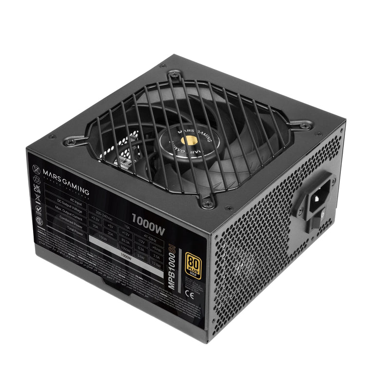 Mars Gaming Power Supply MPB1000SI 1000W 24-PIN ATX Black