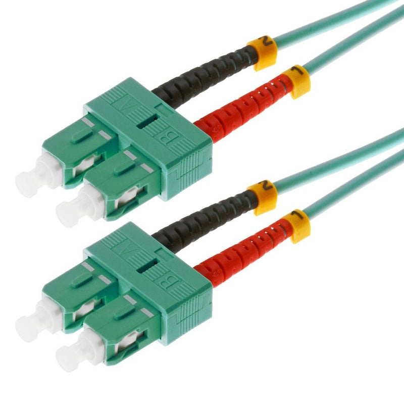 Helos Lwl Network Cable Sc/Sc Duplex 50/125?M OM3 Aqua 3,0M