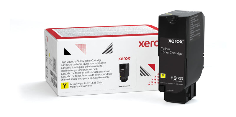 Xerox Large Capacity Yellow Genuine Box Cartridge Toner Versalink C625 C625V_DN