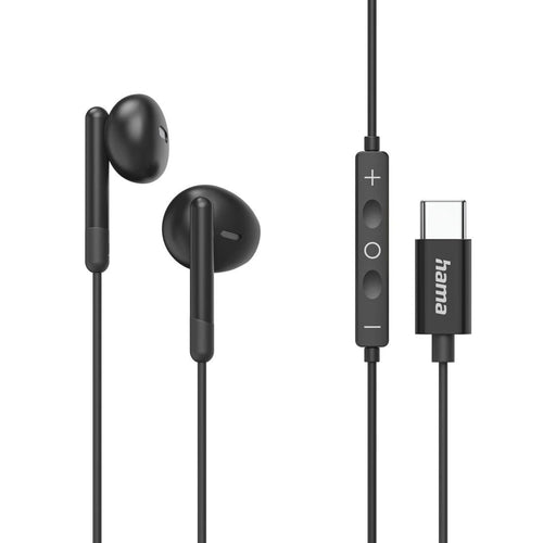 Hama Headphone Intrauditivo USB-C Classy Microphone Cable 1.2M Colour Black — image 1